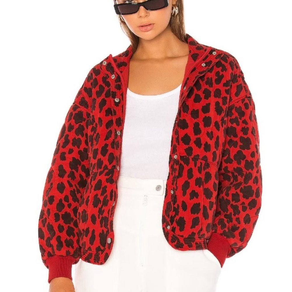 Blank NYC Leopard print jacket